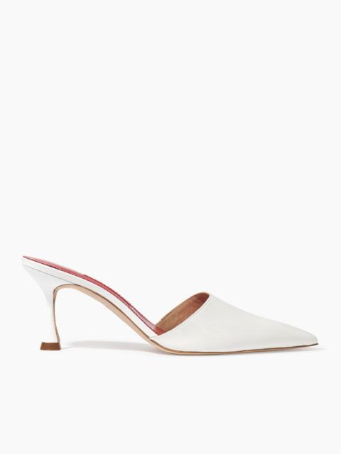 Patent Leather Kitten Heel Mule