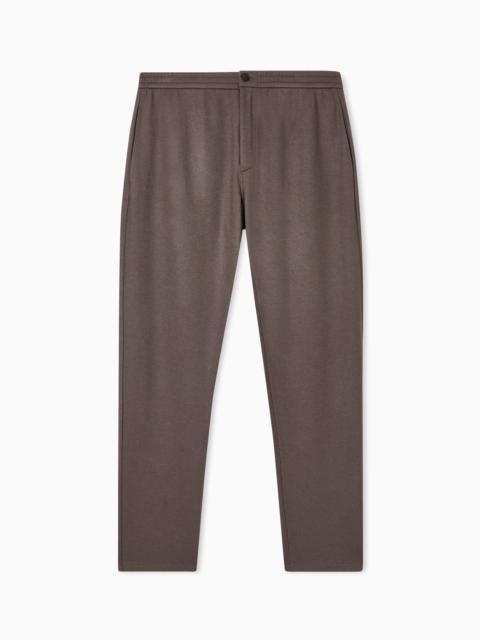 ASV TROUSERS IN PURE CASHMERE JERSEY