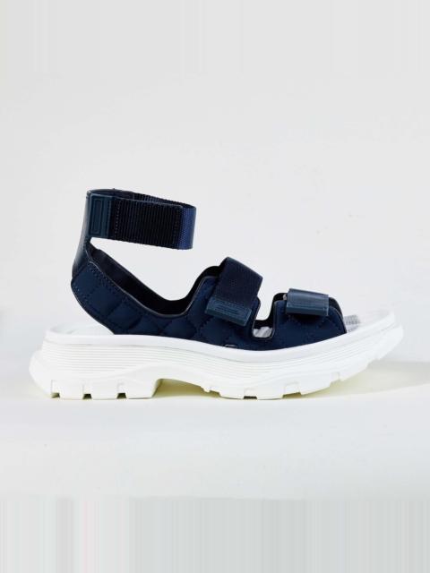 Alexander McQueen Women's Tread Navy Sandals