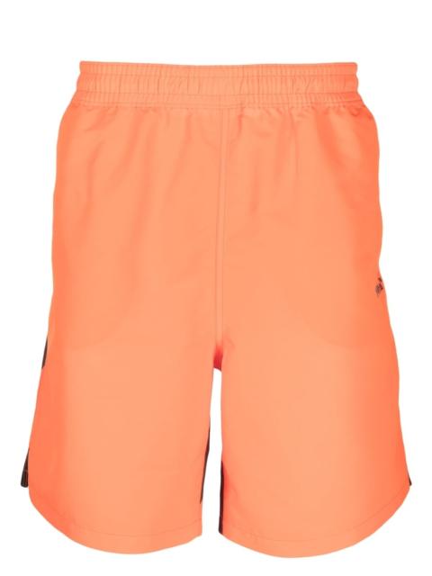 Diag Surfer striped swim shorts