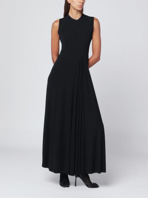 Black sleeveless long dress
