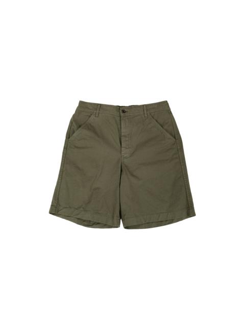 Kvitfjell Relaxed Cotton Twill Short Olive Night