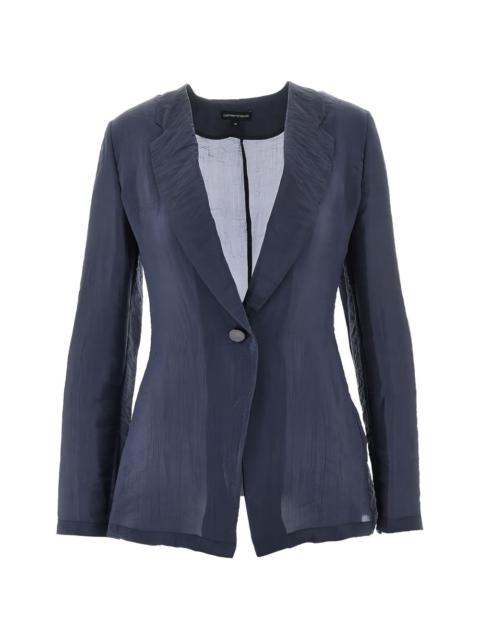 single-breasted blazer