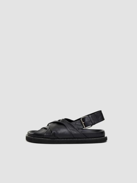 Leather Jazzy Strap Sandals