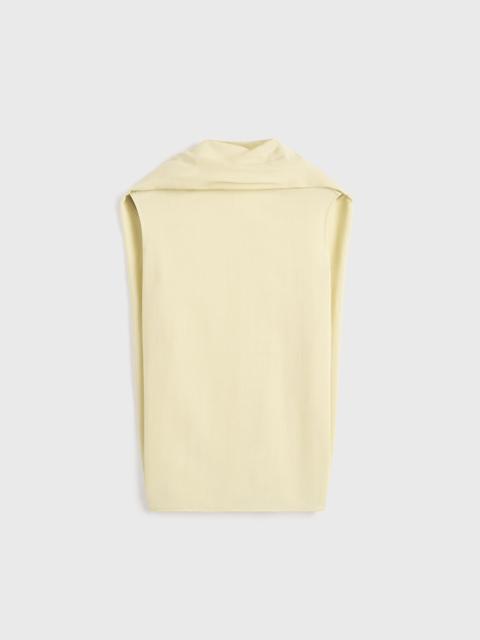 Cocoon cape blouse champagne