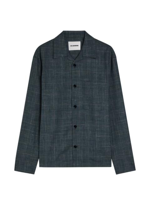 checked-pattern shirt