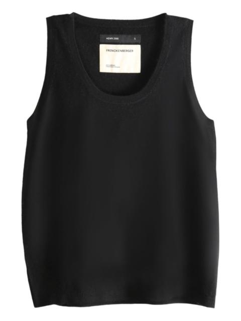 round-neck sleeveless top