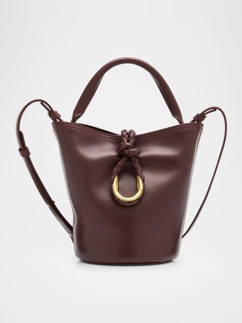 Liberta Mini Leather Bucket Bag
