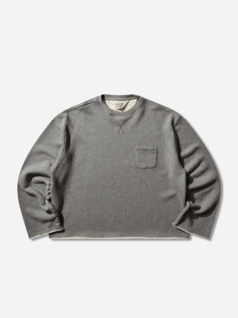 Boxy French Terry Sweatshirt Heather Grey