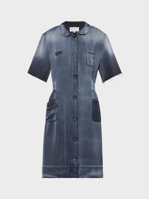 Sun-faded midi dress