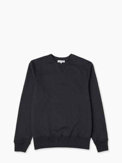 MERZ B. SCHWANEN 3M46 STURDY LOOPBACK FLEECE SWEATSHIRT CHARCOAL