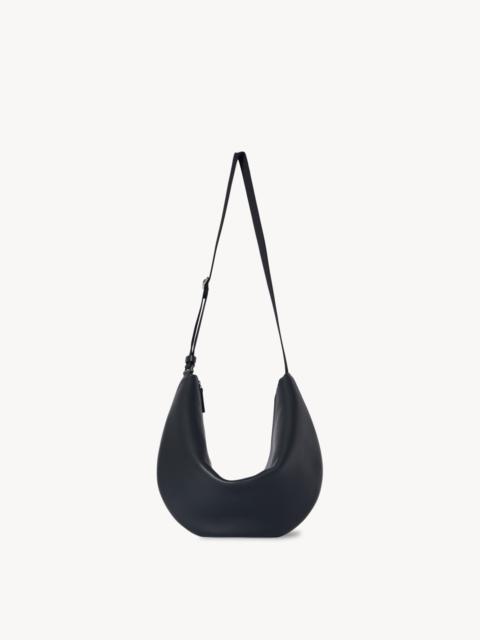 Crossbody Crescent Bag in Leather