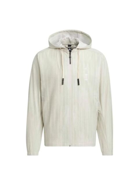 adidas Wuji Seersucker Woven Jacket Asia Sizing 'White' IW1513