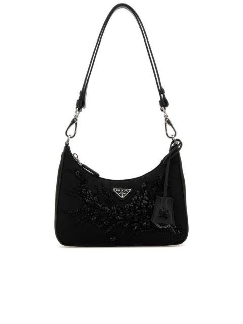 Reedition Shoulder Bag with Silver Hardware