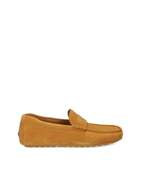 suede loafers