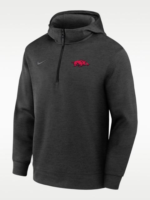 Arkansas Razorbacks Nike NCAA Men's Basketball Coaches' Pullover Hoodie