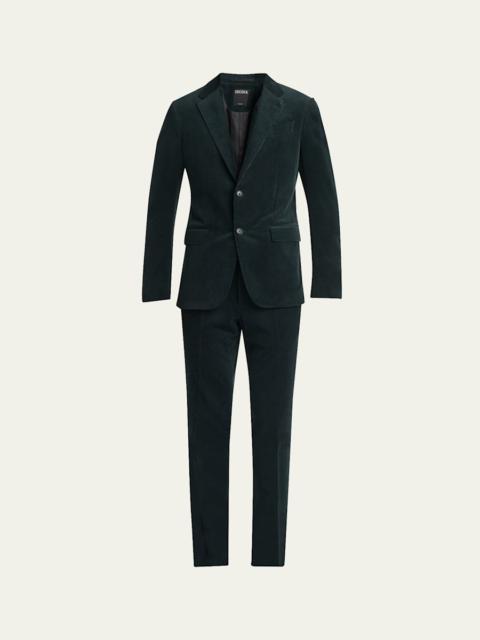 Men's Corduroy Two-Piece Suit