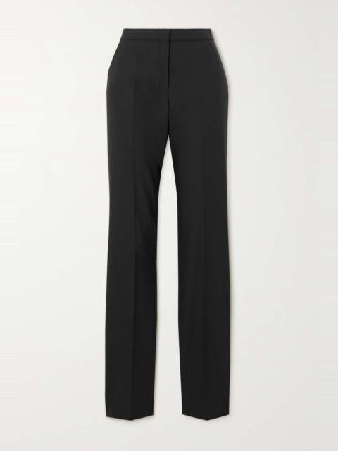 + NET SUSTAIN pleated merino wool straight-leg pants