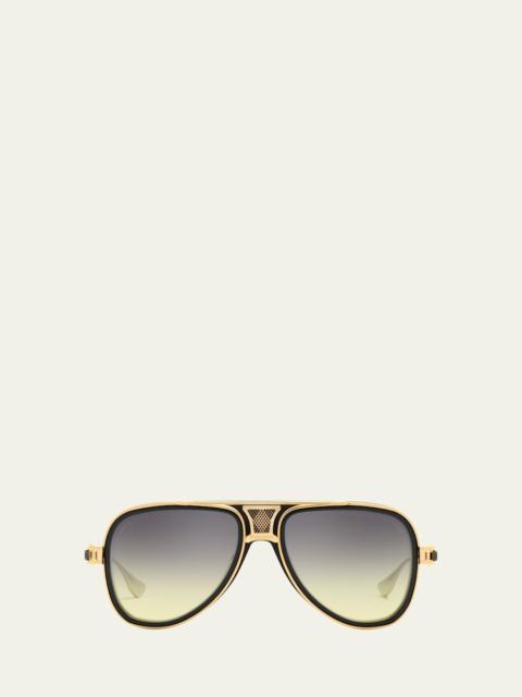 Men's Grand-Decade Aviator Sunglasses