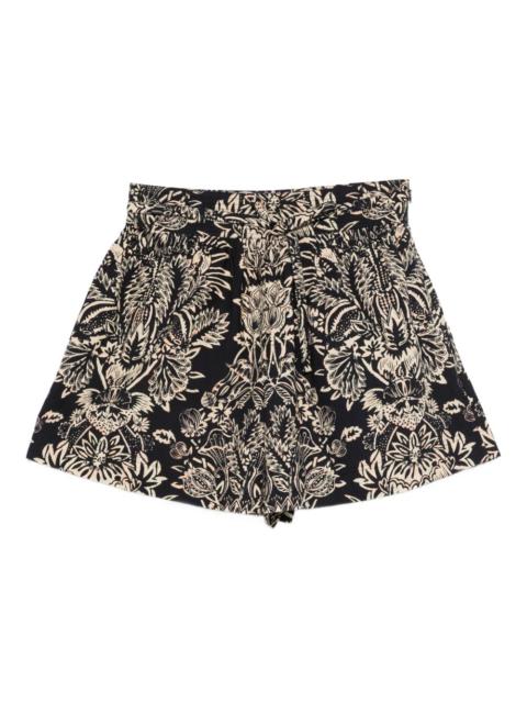 floral laccetti shorts