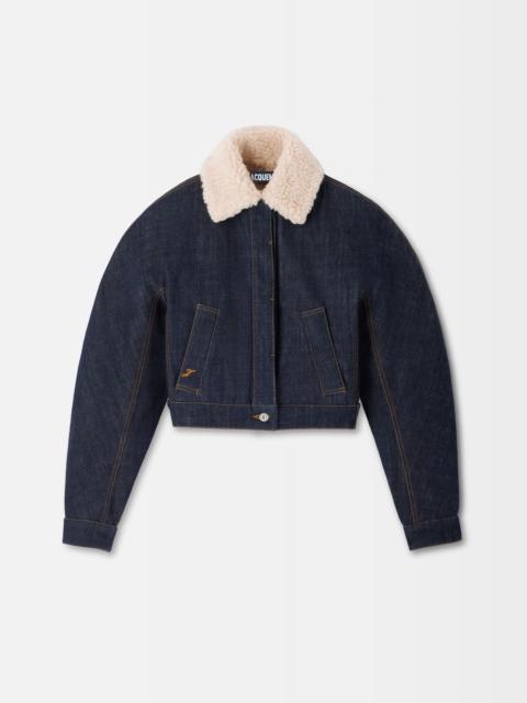 The Ovalo de-Nîmes denim bomber jacket
