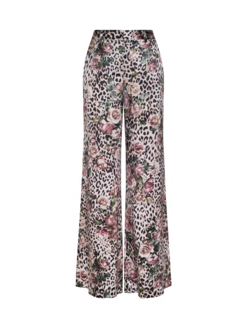 Pilar Silk Wide-Leg Pant