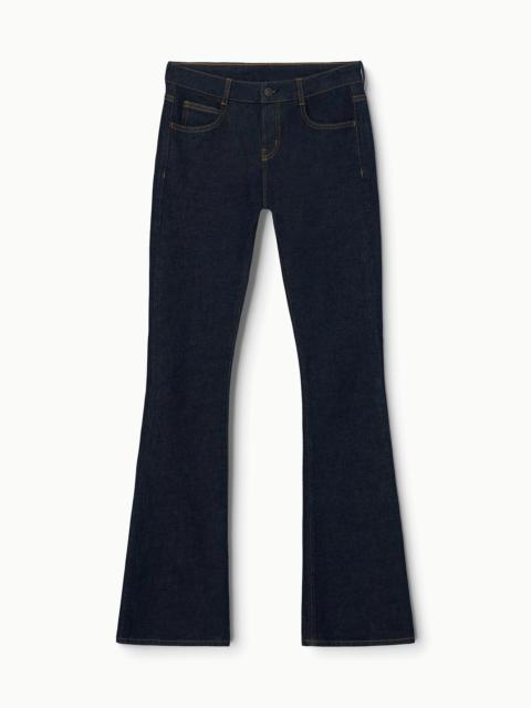 STAUD KYLE STRETCH FLARE JEAN INDIGO