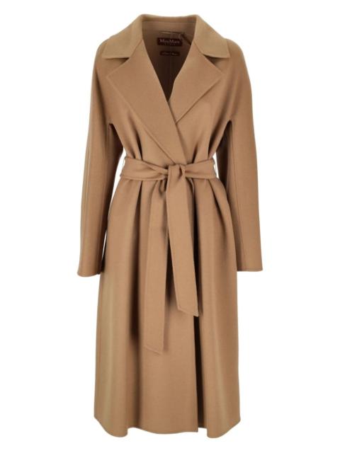 belted wrap coat