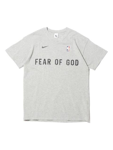 Nike x Fear of God x NBA Short Sleeve Men Grey Dark gray CU4699-063