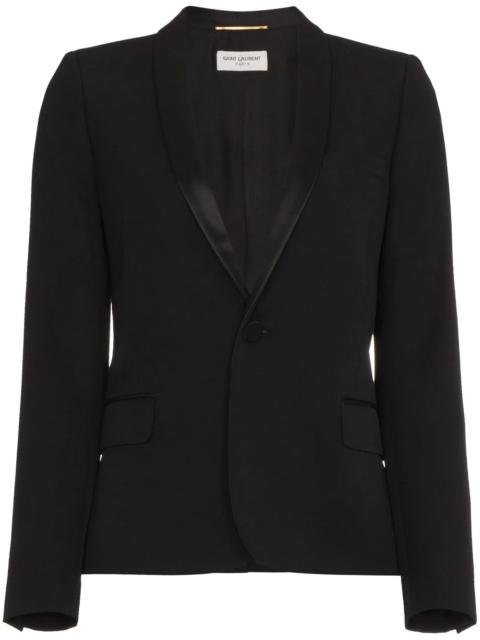 Iconic Le Smoking Cropped Blazer