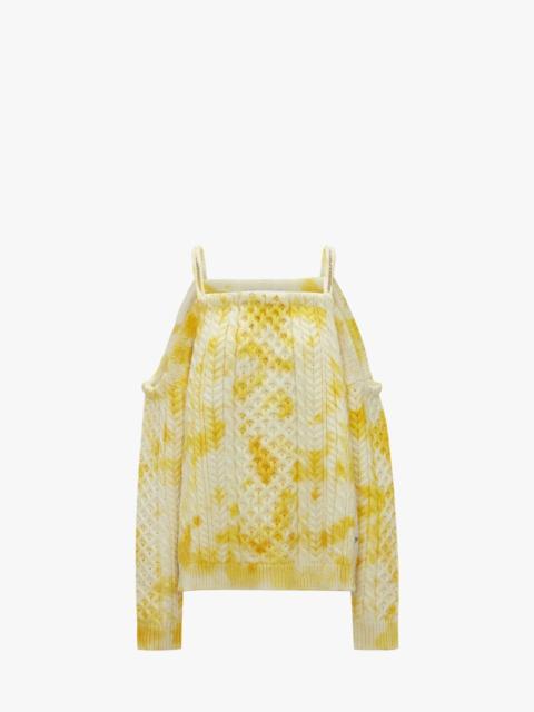 COLD SHOULDER CABLE JUMPER