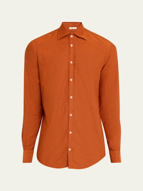 Men's Genova Cotton Oxford Button-Down Shirt