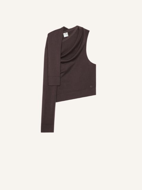 OFF SHOULDER SWEATER LIGHT KNIT