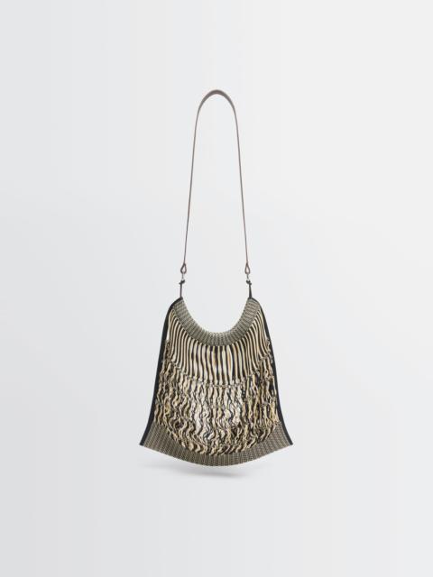LARGE CROSSBODY FILT NET SHOPPING BAG