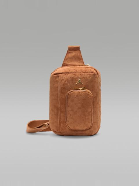 Jordan Suede Monogram Sling Bag (3L)