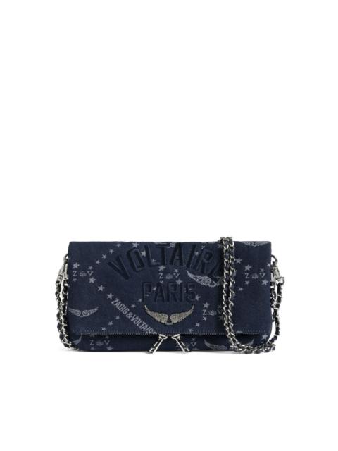 Rock Denim Monogram chain crossbody bag