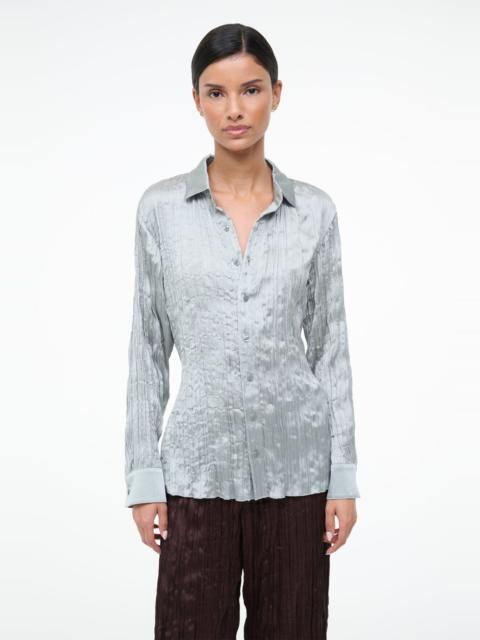 STAUD SUKI SHIRT SILVER SAGE