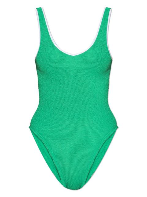 HUNZA G FAYE SWIM M CRINKLE EMERALD