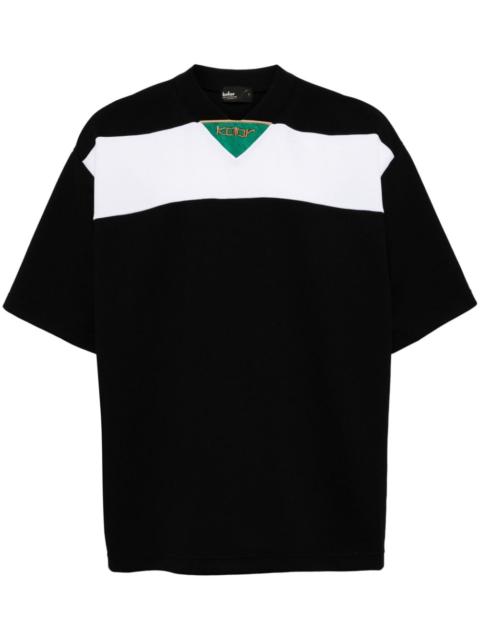 stripe-detail jersey T-shirt