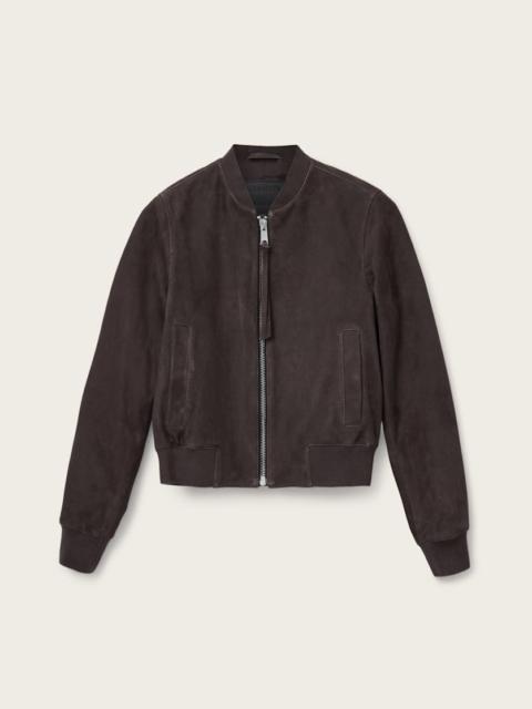 ORTEN SUEDE BOMBER JACKET
