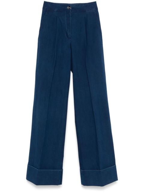 pleated trousers