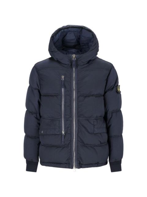 hooded puffer jacket