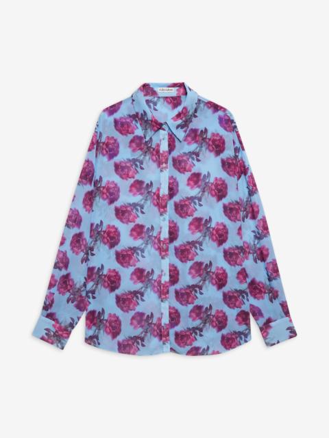 Floral Stems Button-Down Top