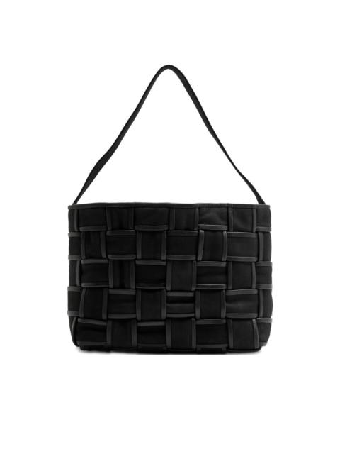 Border Woven tote bag