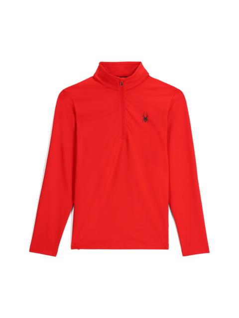 Mens Prospect Half Zip T-Neck - Spyder Red
