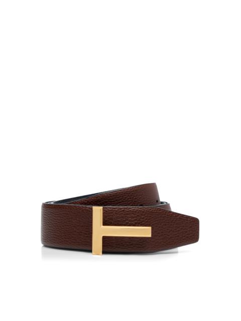 GRAIN LEATHER T ICON BELT