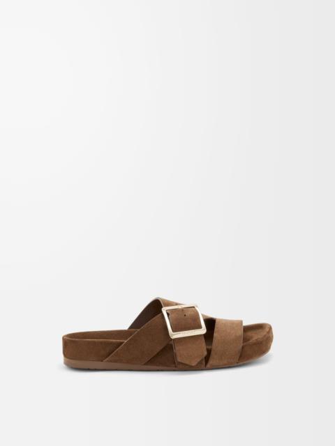 Ease Buckle slide in suede