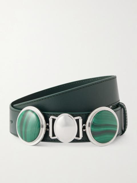 Embellished Leather Belt