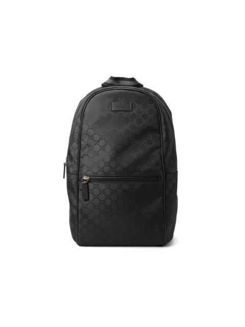 Gucci Slim Backpack GG Black