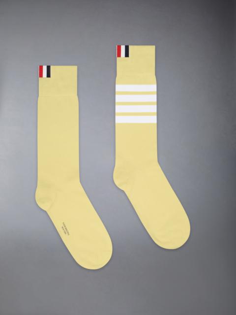 COTTON 4-BAR MID CALF SOCK